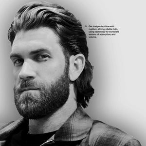 Bryce Harper styled with Blind Barber Bryce Harper Hair Clay, medium-strong pliable hold, The Simple Man