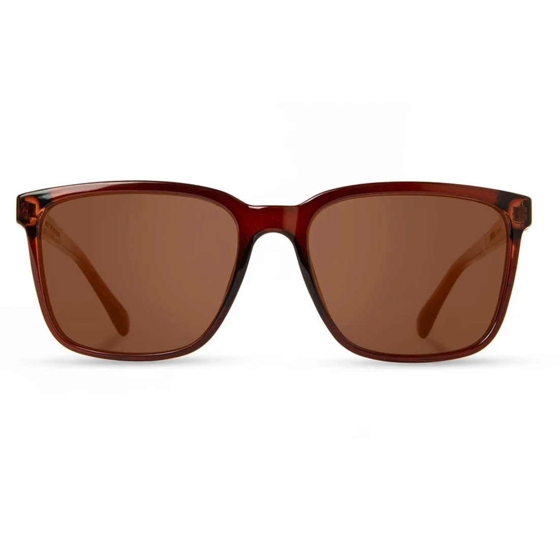 Crag Sunglasses Arches Edition front view with Clay frame and Basic Polarized brown lenses