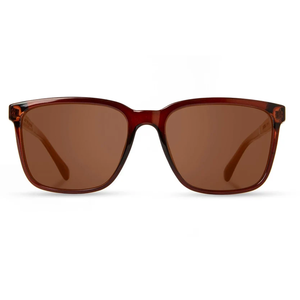 Crag Sunglasses Arches Edition front view with Clay frame and Basic Polarized brown lenses