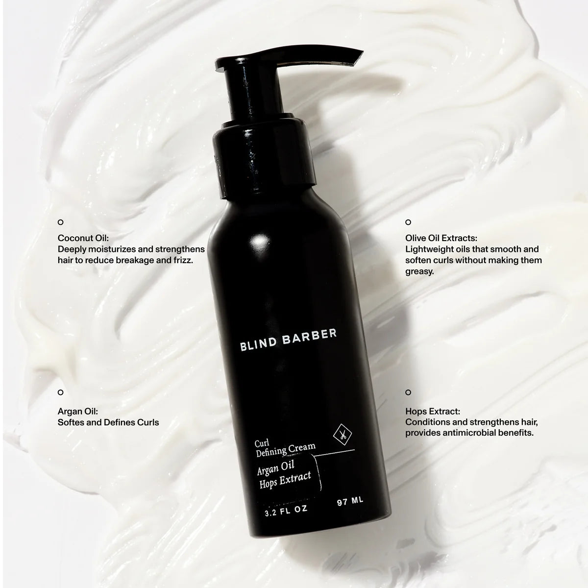 Man with defined curly hair after using Curl Defining Cream, lock-in-curls low-shine finish - The Simple Man