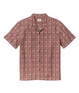 Dobby Resort  Shirt - Withered Rose