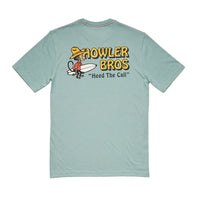 Howler Brothers El Monito Surfs back graphic t-shirt Riviera Blue men's surf inspired tee
