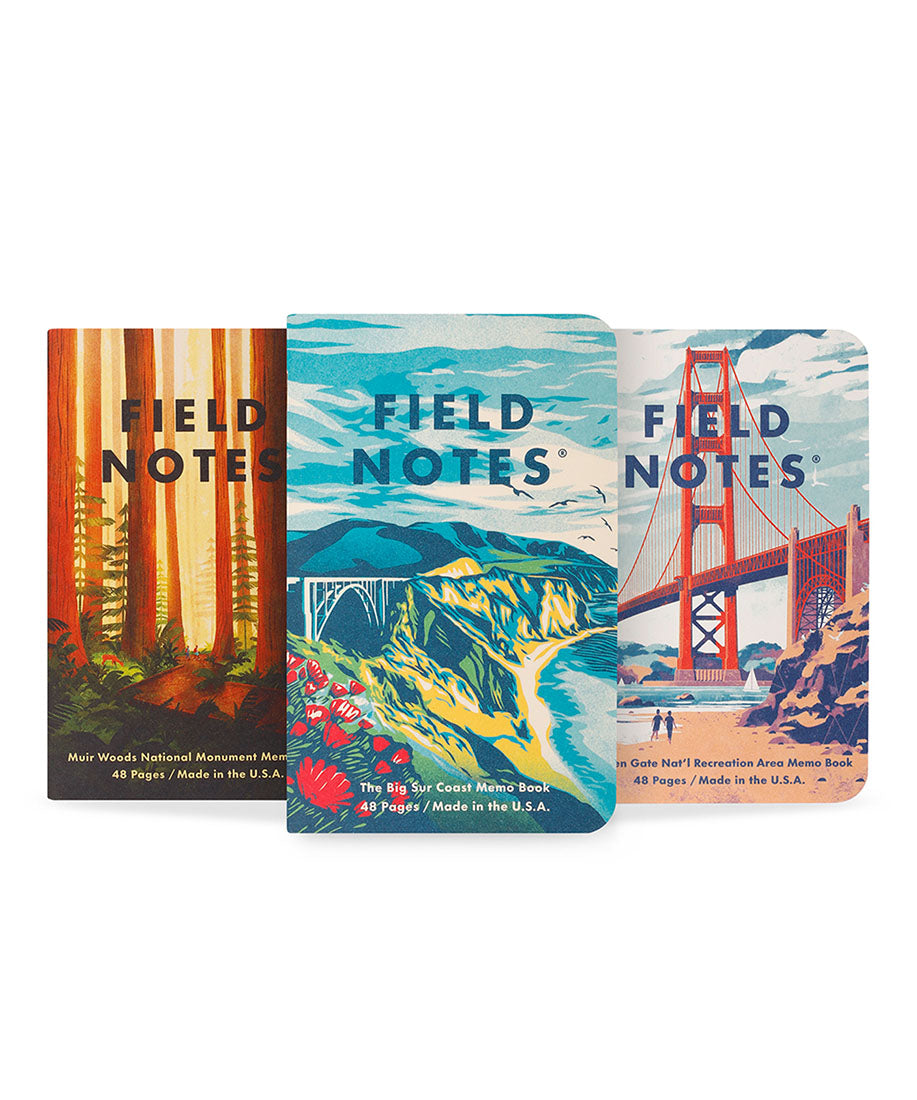 Explore America 3-Pack Series A Northern California notebooks -- The Simple Man