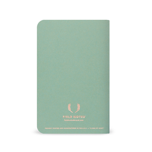 Lucky Field Notes back cover with penny obverse embossing -- The Simple Man