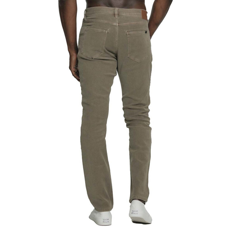 7 diamonds generation 5 pocket pant in khaki color, rear view