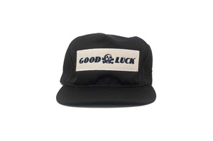 Good Luck Snapback Hat in Black