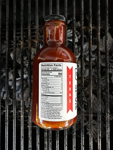 BBQ Rubdown Good Ol' Texas Style BBQ Sauce rear of Label