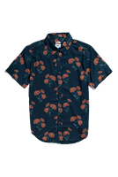 Bridge & Burn Grant Slim Shirt in Wildflower fabric, Flat Lay view