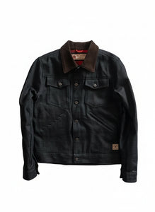 Harris Selvedge Denim Jacket | Lined Trucker Jacket for Men