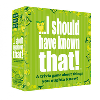 I should have known that trivia card game in the box