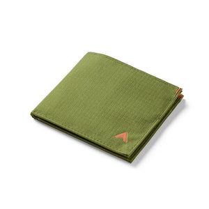 Allett ID Wallet in Cala Green, Closed front view