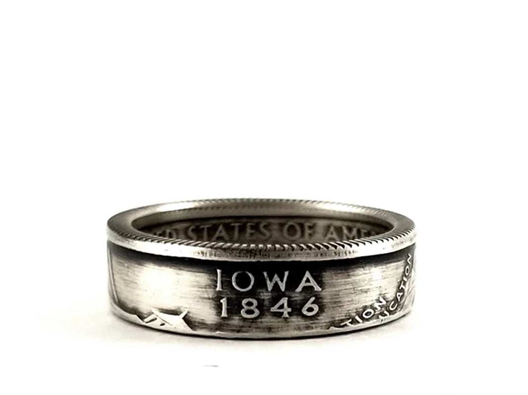 Iowa Quarter Ring men's ring