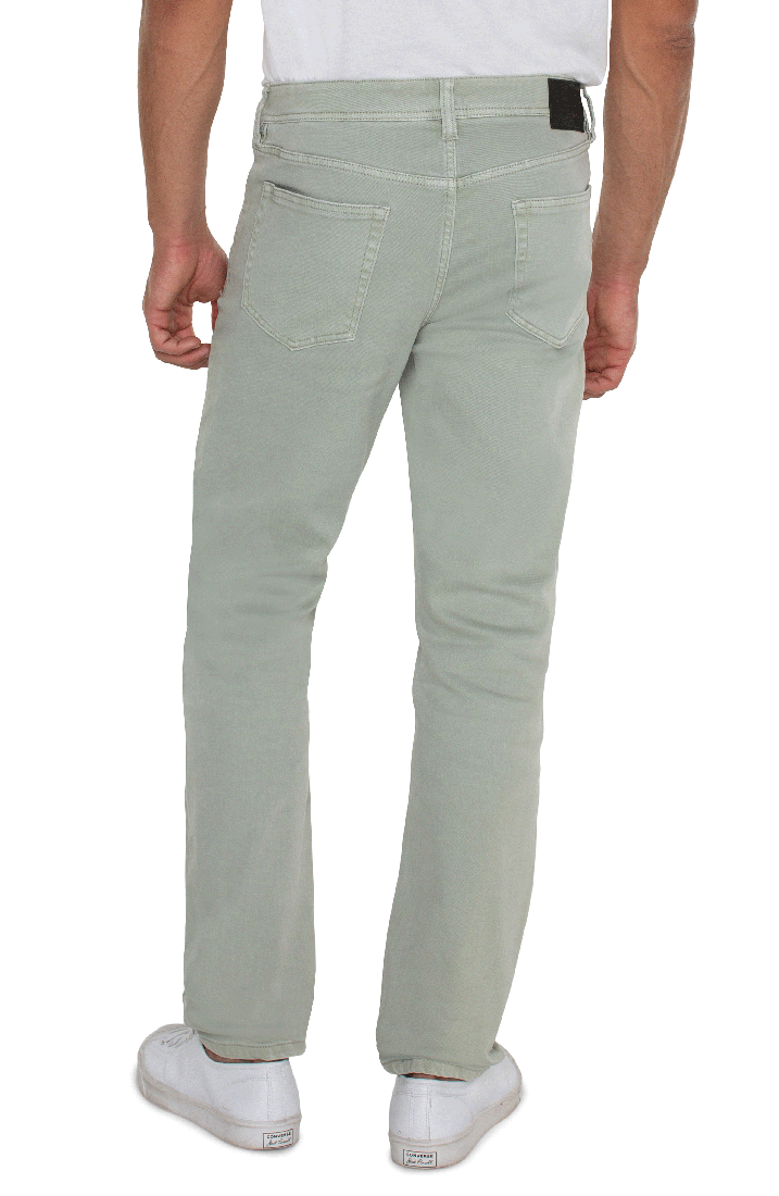 Kingston seafoam modern straight jeans back view classic fit