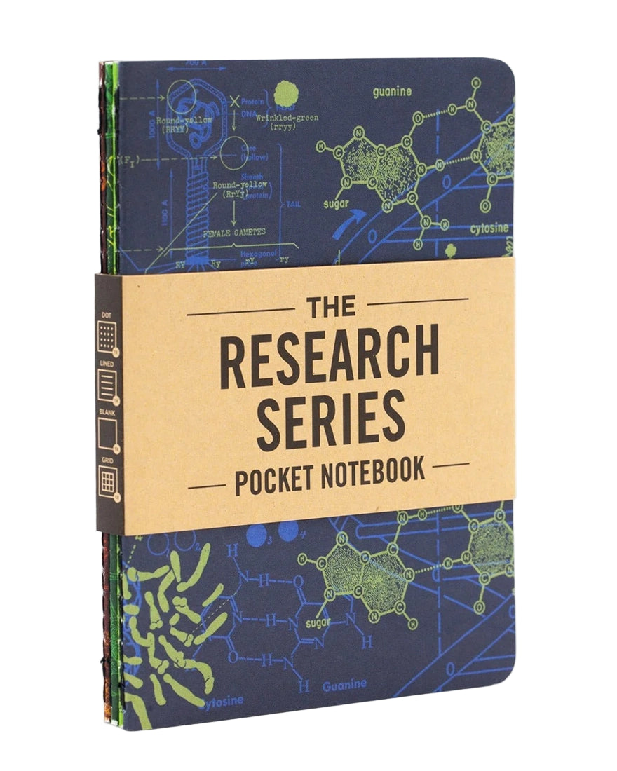 Lab Science Pocket Notebook 4-Pack by Cognitive Surplus – eco-friendly science notebooks from The Simple Man, Omaha