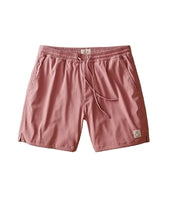 Men's 6 inch Sport Swim Short Withered Rose seersucker flat lay – The Simple Man