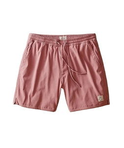 Men's 6 inch Sport Swim Short Withered Rose seersucker flat lay – The Simple Man