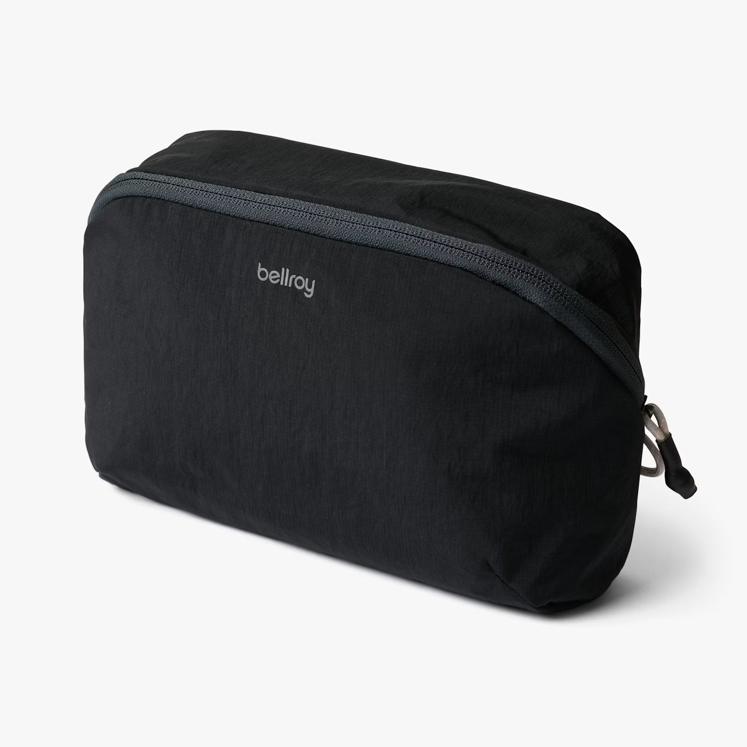 Black Lite Packing Pouch 3L shown fully zipped, durable Dura Lite Nylon travel organizer available at The Simple Man in Omaha.