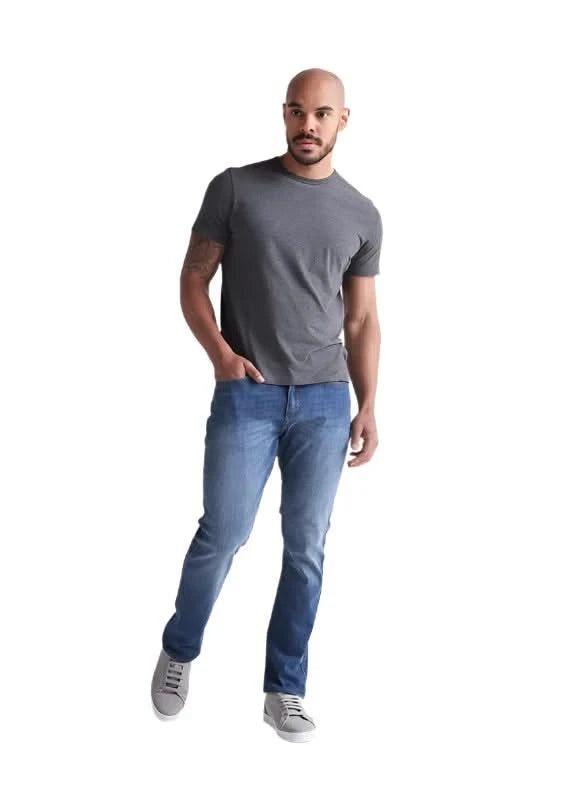 DUER Performance Denim Slim Jeans Uomo - Galactic, Taglia 38 - Elastico, Fresco E Neutralizza Odori Con Coolmax