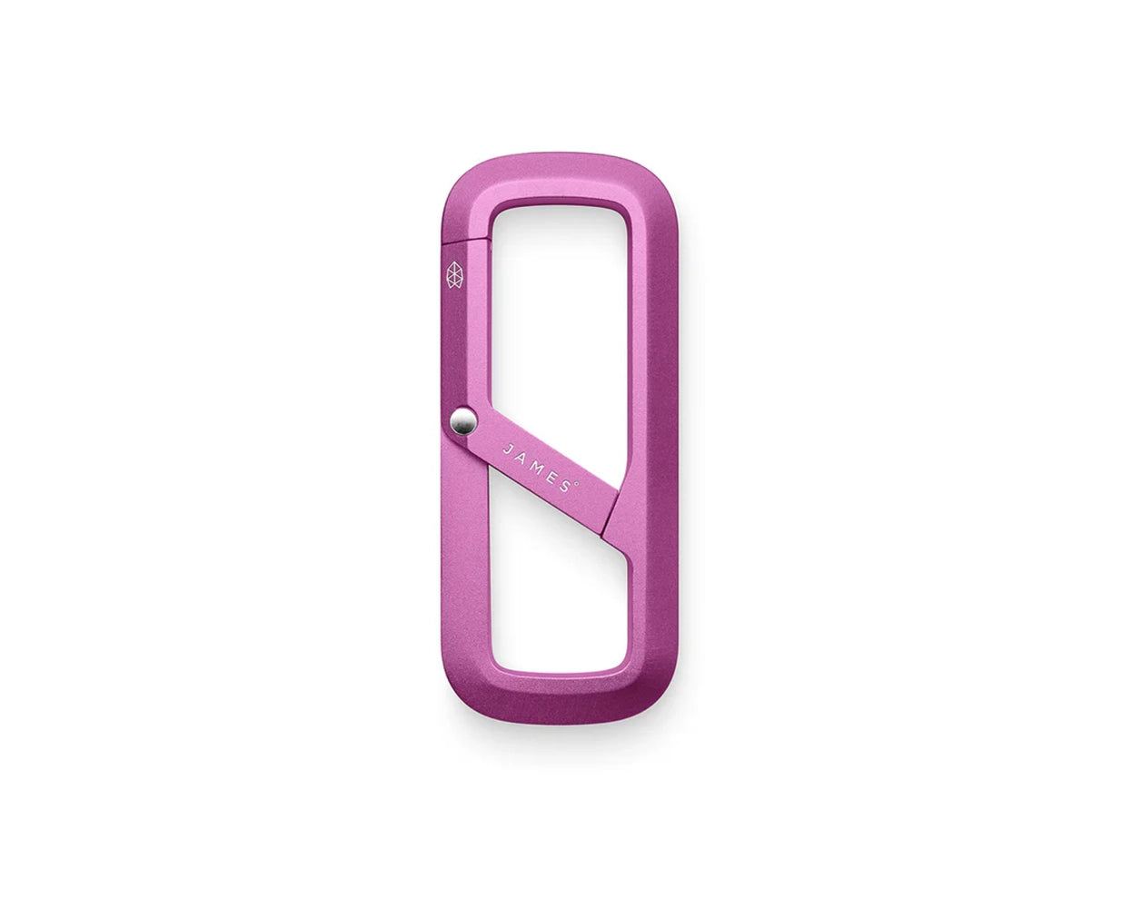 Madison carabiner in Purple Haze by The James Brand – lightweight aluminum key clip available at The Simple Man