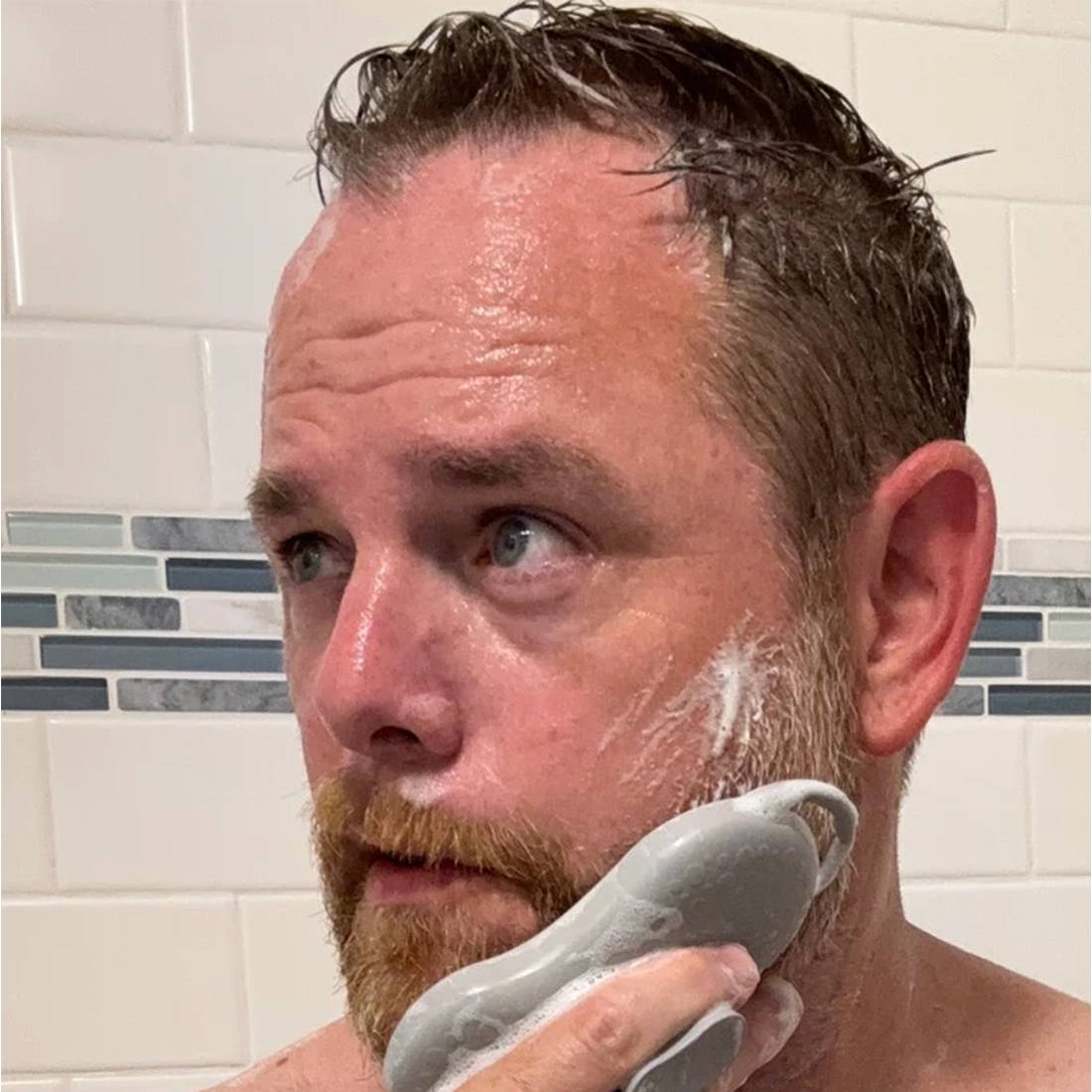 Moofah Body Scrubber — Shadow Grey, Made in USA