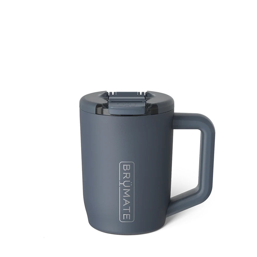 BrüMate MÜV 15oz Travel Mug in Nightfall Blue – Insulated coffee mug with ergonomic handle and leakproof lid – The Simple Man
