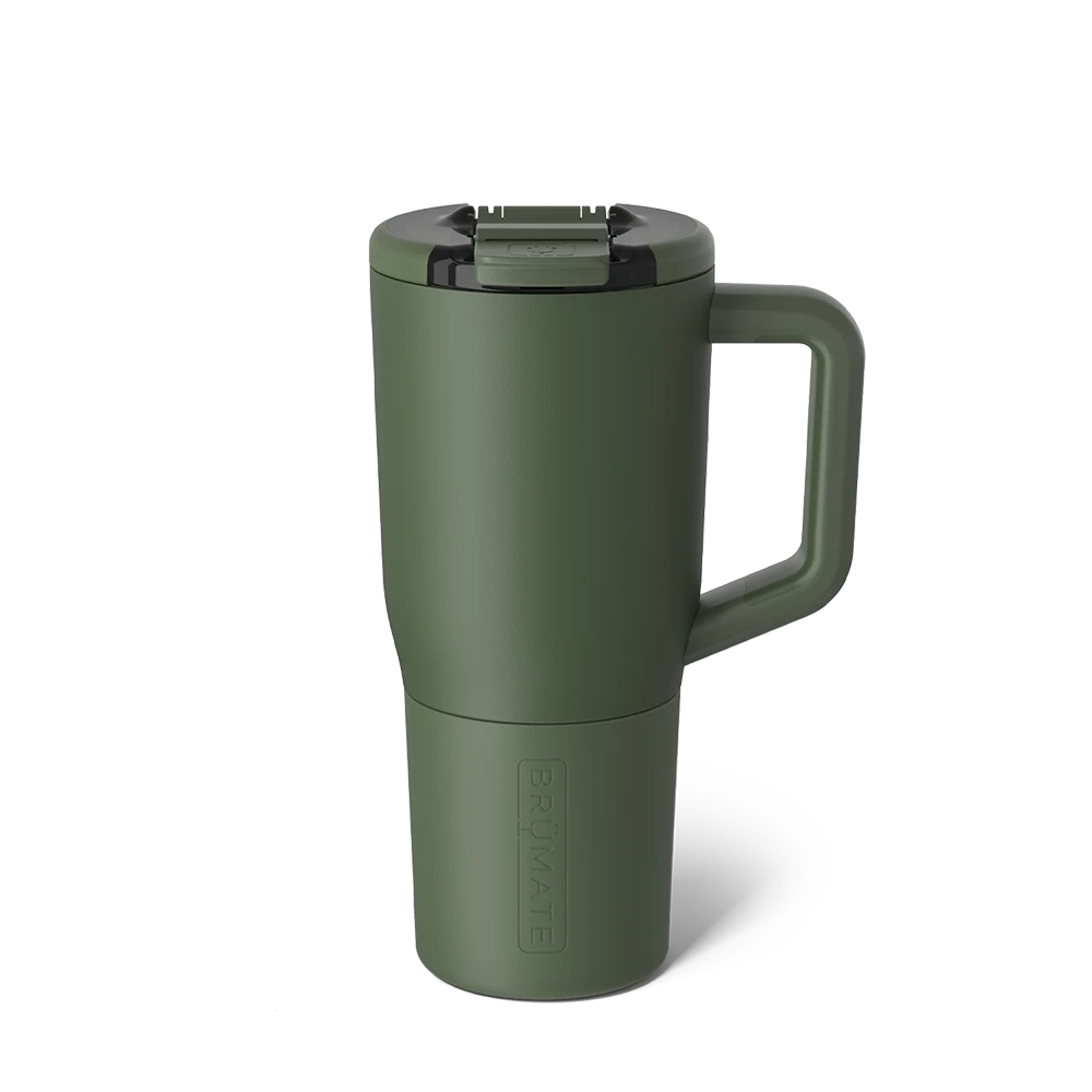 BrüMate MÜV 25oz Travel Mug in OD Green – Leakproof travel cup with ergonomic handle – The Simple Man