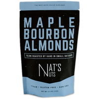 Nats Nuts Maple Bourbon Almonds in package 