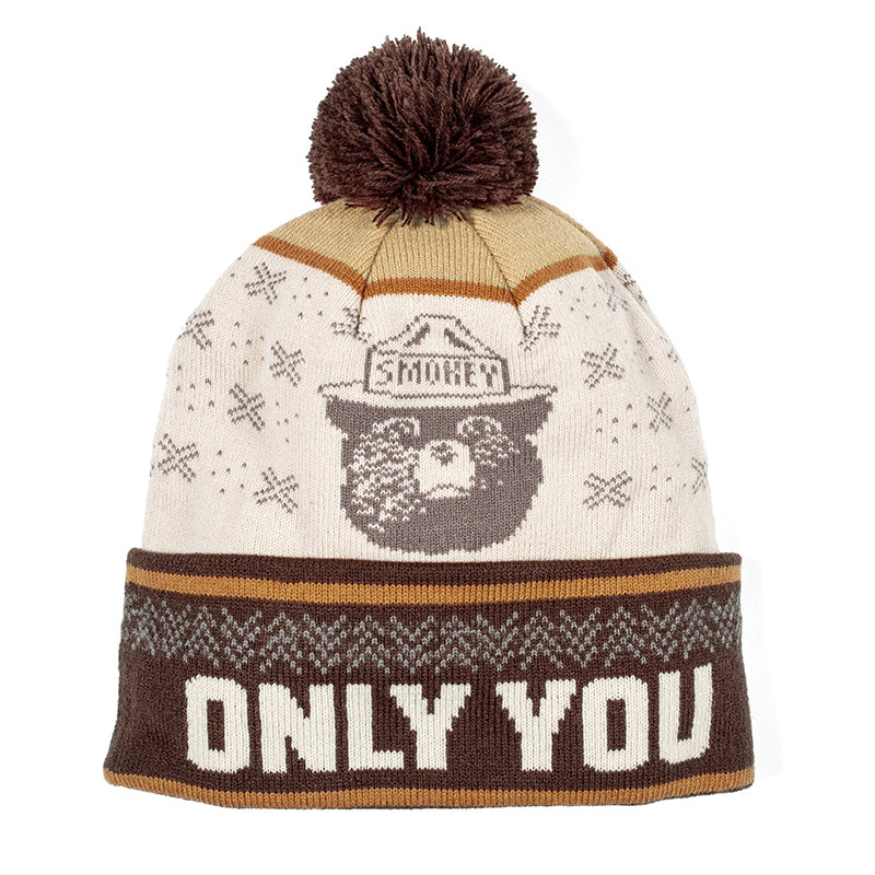 Only You Smokey Bear Beanie front flat View