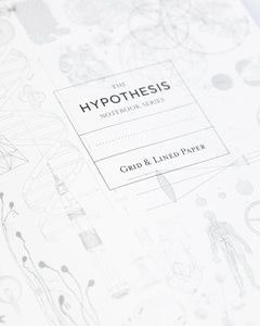 ypothesis Notebook Series title page with grid and lined paper design inside Ornithology Birds Hardcover Notebook – The Simple Man