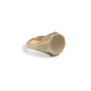 Otto Signet Ring - Brass / Work Patina