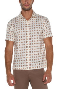 Floral Print Short Sleeve Shirt
