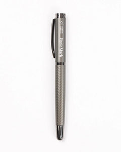 Ripple Mark Pen full view with textured metal body and engraved logo – premium writing instrument from The Simple Man