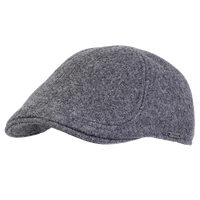 Wigens melton wool pub cap in Grey