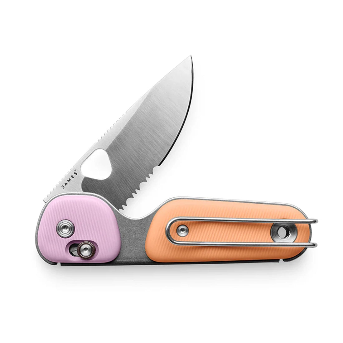 The James Brand Redstone Compact Outdoor Knife – Drop Point Blade