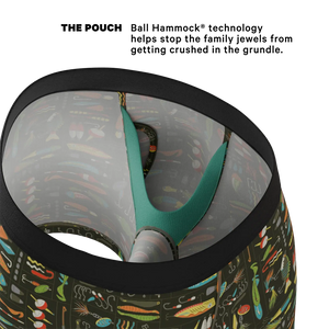 Interior ball hammock pouch showing breathable support system inside men’s underwear