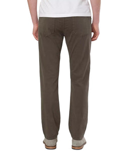 Back view of Regent Relaxed Straight Jeans in Deep Earth, showing rear pocket design and relaxed fit – men’s premium stretch denim pants from The Simple Man