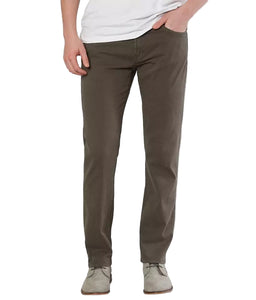 Front view of Regent Relaxed Straight Jeans in Deep Earth – relaxed fit men’s denim pants with stretch and classic five-pocket styling from The Simple Man