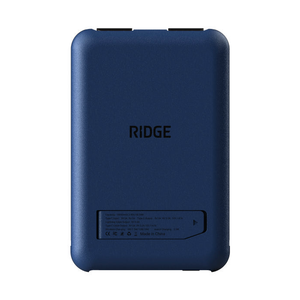 Back of the Dark Harbor power bank with logo and kickstand slot