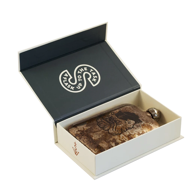 The Sneerwell Packaging in open position