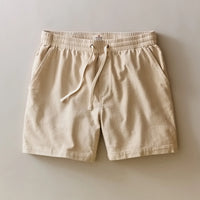 Marine Layer Saturday Beach Short 6 inch in sand front view
