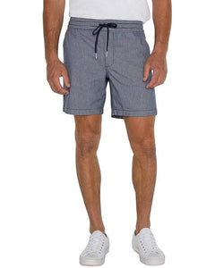 Seersucker Drawstring Shorts