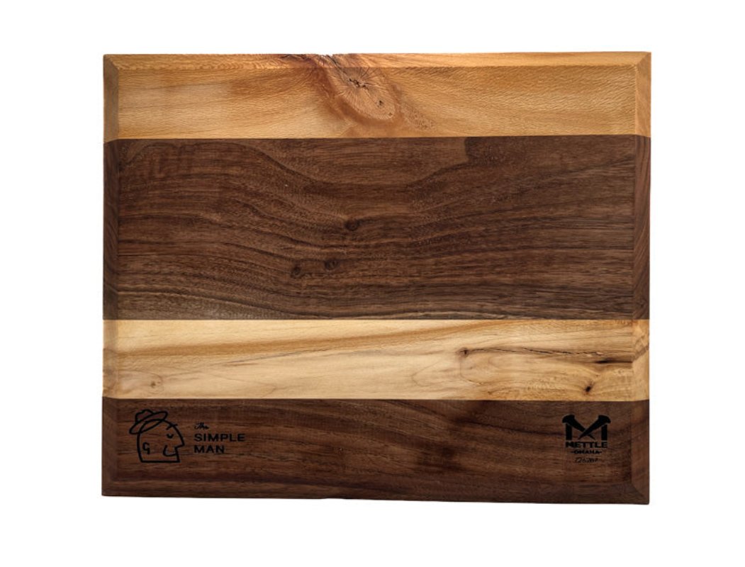Mixed wood serving/cheese board