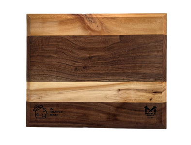 Mixed wood serving/cheese board
