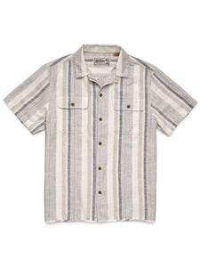 Howler Brothers Shores Club Shirt – Old Bill Stripe Limestone