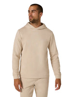 Men's Shoreline Pima Cotton Hoodie in tan – worn with matching jogger – The Simple Man Store