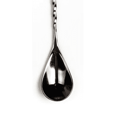 Bull In China teardrop bar spoon in silver