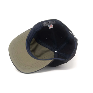 The Skull II black snapback hat from the back with snapback closure
