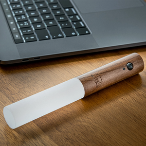 Gingko Smart Baton Light American walnut glowing warm white LED