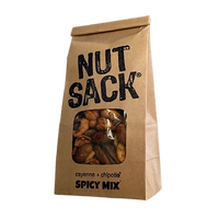 Nut Sack Spicy Mix, 6oz snack bag, frontage bag