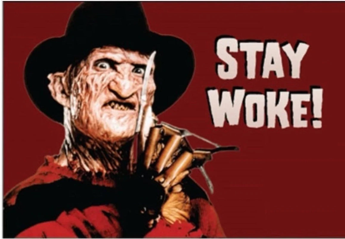 Stay woke magnet featuring Freddy